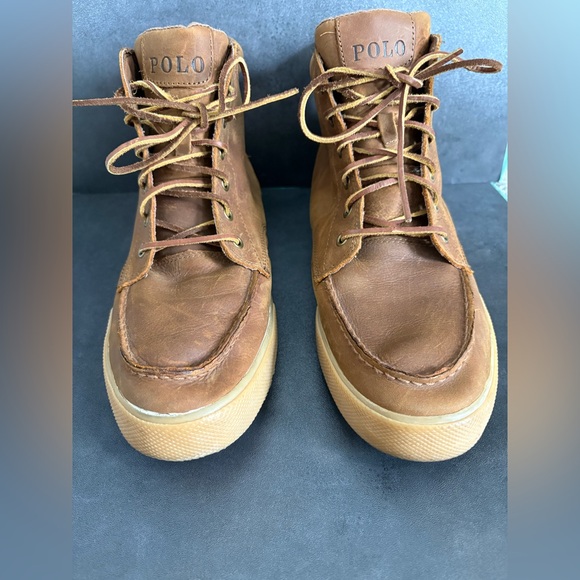 Polo by Ralph Lauren Tan Leather Men\'s Boots main image 9